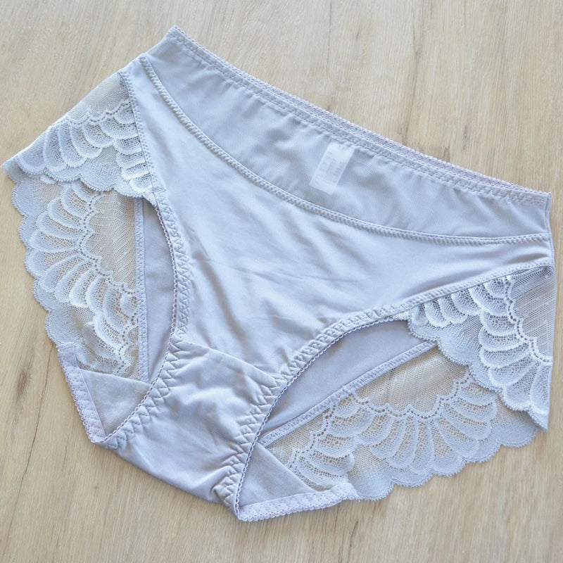 Plus size underpanties Fashion underwear Girl Briefs Pink Ladies Underpanty Comfortable Briefs Women's Panties Lingries