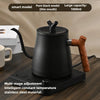 1000ML Smart Temperature Control Electric Kettle - Auto Shut-Off & Boil-Dry Protection - Stainless Steel Pour-Over Coffee &