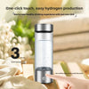 Portable Electric Hydrogen Generator Water Cup Filter Ionizer Maker Hydrogen-Rich Water Cup Anti-Aging Hydrogen Water Bottle