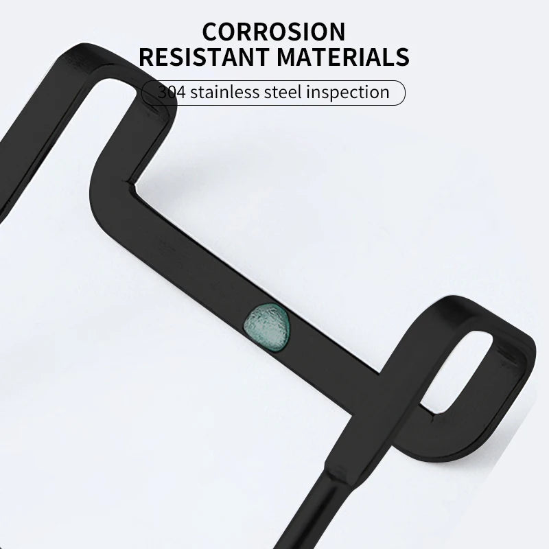 Stainless Steel Double S Hook Free Punch Wall Hanging Bathroom Kitchen Door S Hook Towel Storage Rack