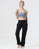Women's New Folded Yoga Pants Super Soft Loose Micro Horn Fitness Commuter Leisure Sports cropped pants