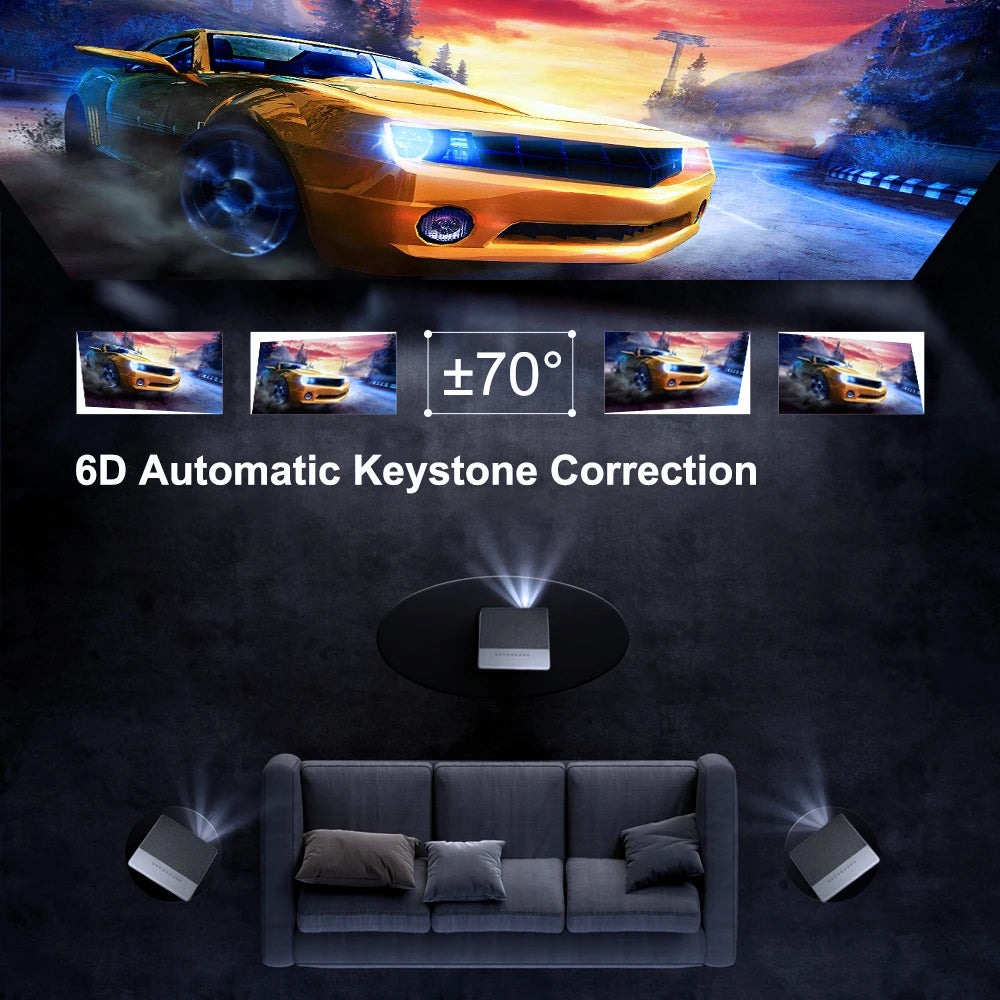 ThundeaL Full HD 1080P Projector TD98W for 2K 4K Video Audio WiFi Android Home Theater TD98 Cinema Beam Projector PK DLP Beamer