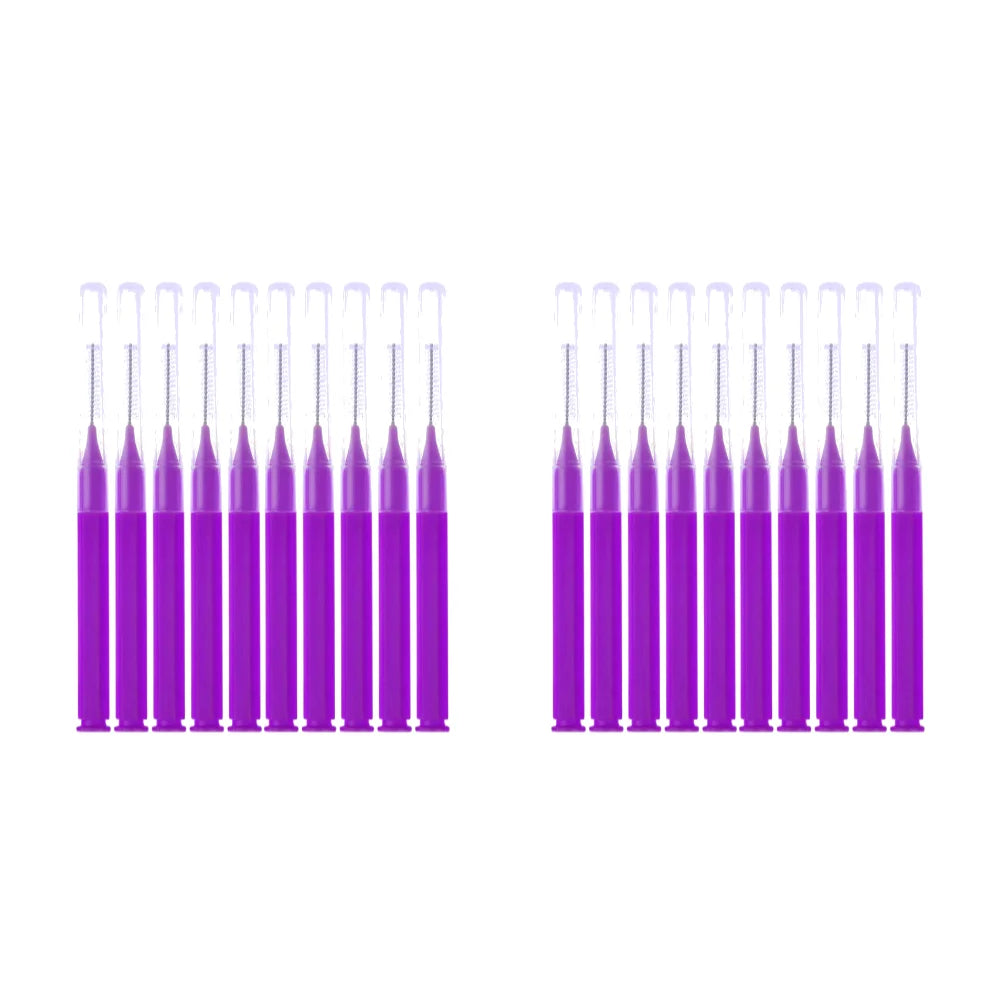 8-40PCS Interdental Brushes Dental Floss Toothpick Orthodontic Braces Brush Tooth Cleaning Tool Teeth Oral Care