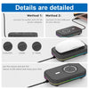 Undetectable Mouse Mover Jiggler 4 Modes Automatic Mouse Wiggler with Adjustable Interval Timer ON/Off Switch RGB Lights