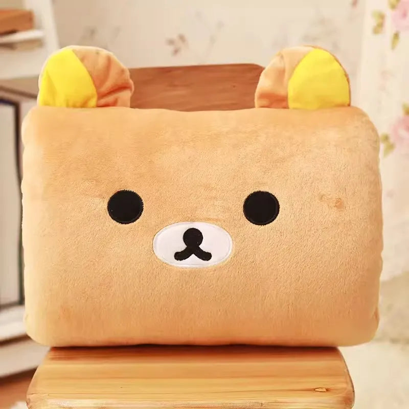 Lovely Gray Cat Kitten Panda Frog Strawberry Pig Cute Animal Soft Stuffed Plush Toy Hand Warm Girl Boy Birthday Christmas Gift