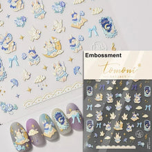 Load image into Gallery viewer, Lovely Gold Silver Black White Line Bowknot 3D Self Adhesive Nail Art Decorations Stickers Ribbon Cute Manicure Decals Wholesale
