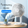Fans Portable Desktop Fan Home Office Dormitory USB Rechargeable Small Electric Fan Air circulators High Wind Table Fan 7200mAh
