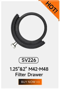 Svbony SV227 2/1.25inch Filter 5nmH-Alpha SII-CCD OIII-CCD Narrow Band for Astronomy Telescope Deep Space Planetary Photography