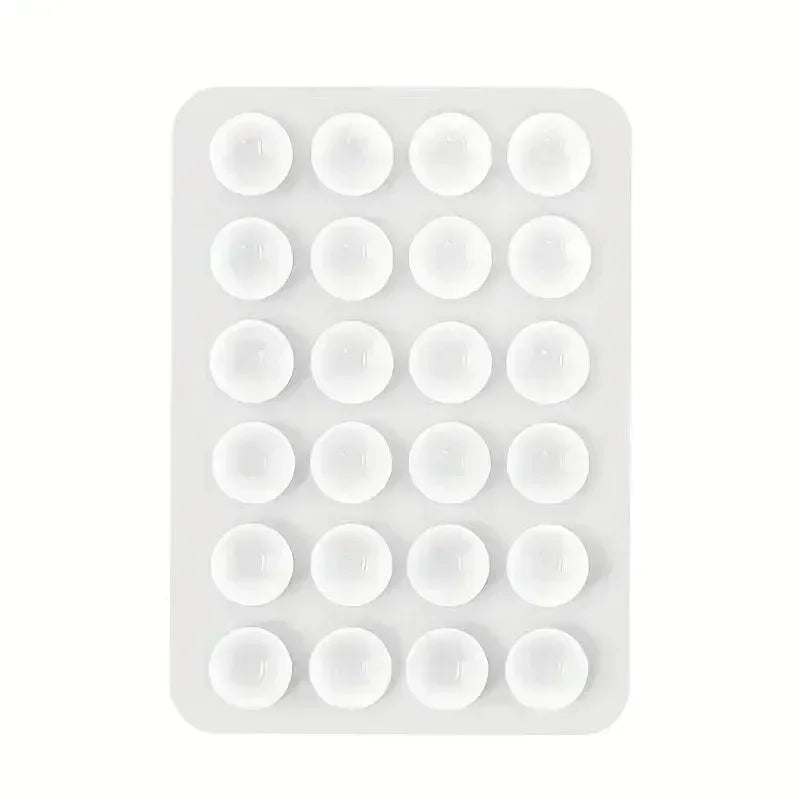 Phone Silicone Suction Cup Holder Multifunctional Suction Cup Wall Stand Square Anti-Slip Single-Sided Case Mount Back Sticker