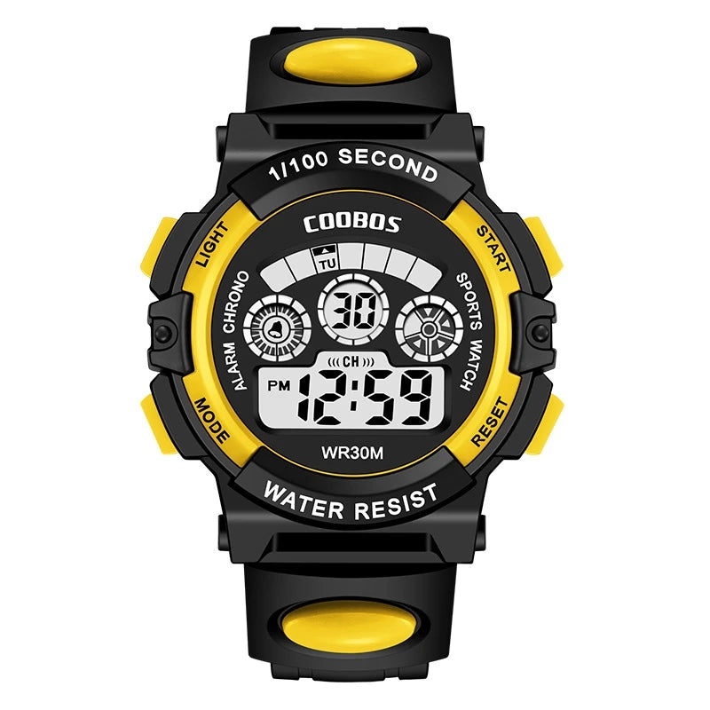 Sports Kids Watches Fashion LED Digital Watches for Children Silicone Strap Waterproof Luminous Girls Boys Clock Gift reloj niNo