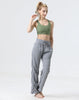 Women's New Folded Yoga Pants Super Soft Loose Micro Horn Fitness Commuter Leisure Sports cropped pants