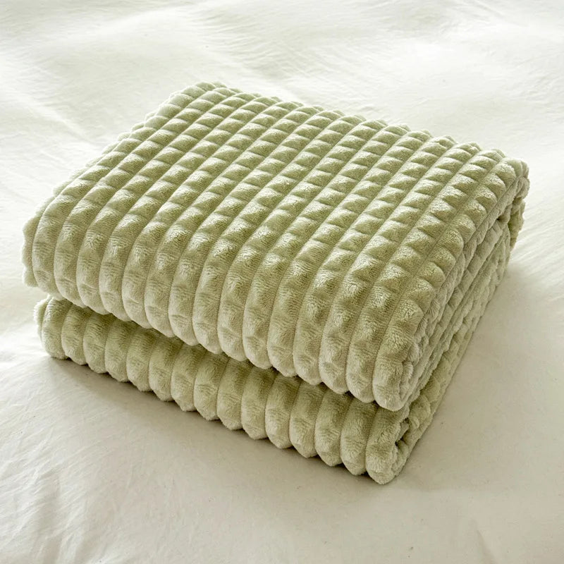 New Winter Blanket Home Warm Office Lunch Break Blanket Sofa Cover Bedspread Travel Blanket  Thick Warm Bedsheet Shawl Alanket