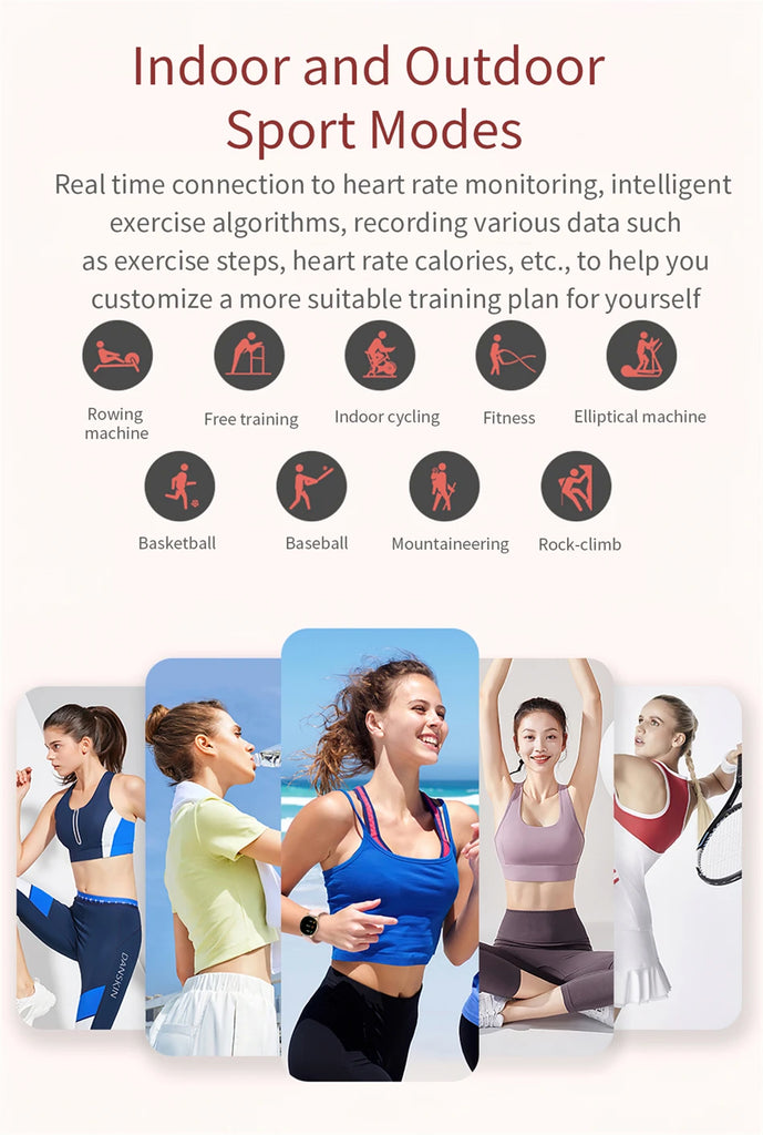 2025 Original For Xiaomi factory SmartWatch Women Men Full Touch Screen Bluetooth 5.2 Call Waterproof GPS Sports Fitness Tracker