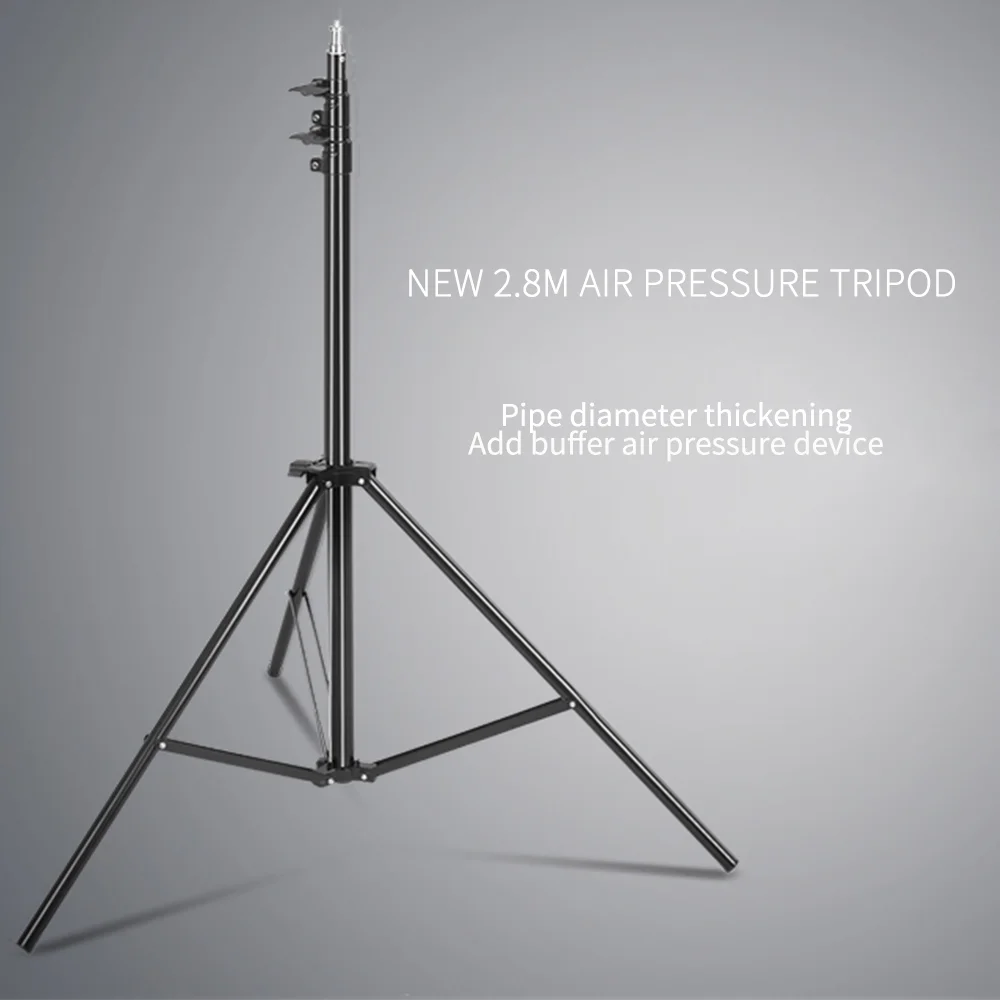 Heavy Duty Metal 2m 2.4m 2.8m Tripod Light Stand Max Load to 5KG Tripod for Photo Studio Softbox Video Flash ReflectorLighting