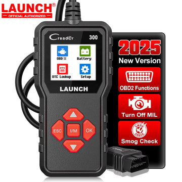 LAUNCH X431 CR300 OBD2 SCANNER CAN Auto Code Reader Diagnostic Tools I/M Engine Battery Tester Lifetime Free Update