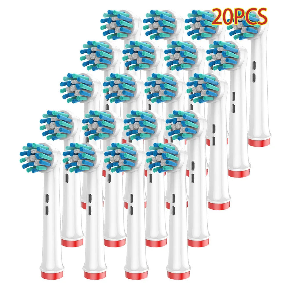 Toothbrush Heads for Oral B Sensitive Clean Professional Care: 500, Triumph Professional Care: 9000, Sensitive Clean - Mighty Dollars