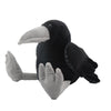 25cm Black Crow Plush Birdie Cuddly Black Raven Plush Toy Realistic Crow Soft Christmas Gift for Kids Bird Lovers Home Decor