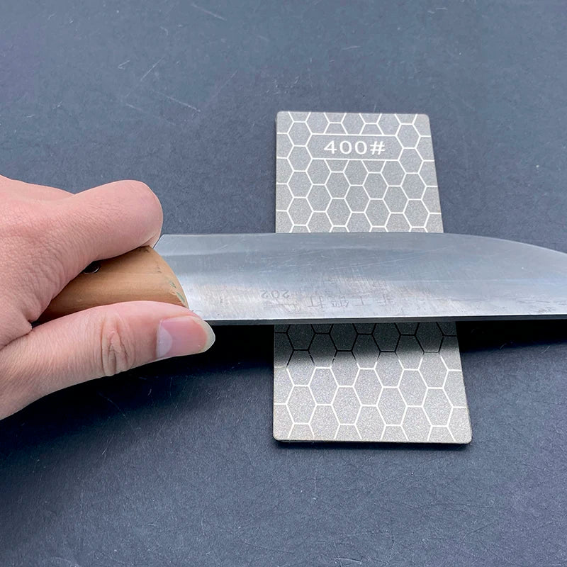 Kitchen tools Diamond Knives Sharpening Stone 600# 800# 1000# Whetstone Grindstone Ultra-thin Honeycomb Manual Knife Sharpener
