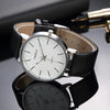 Luxury Women Watches 2025 New Stylish Silver Minimalist Business Ladies Quartz Watch Breathable Leather Steel Clock Reloj Mujer