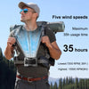 Waist Fan Wireless Waist Clip Fan Portable Clip on Wearable Belt 20000mAh USB Rechargeable with Power Bank for Outdoor Camping