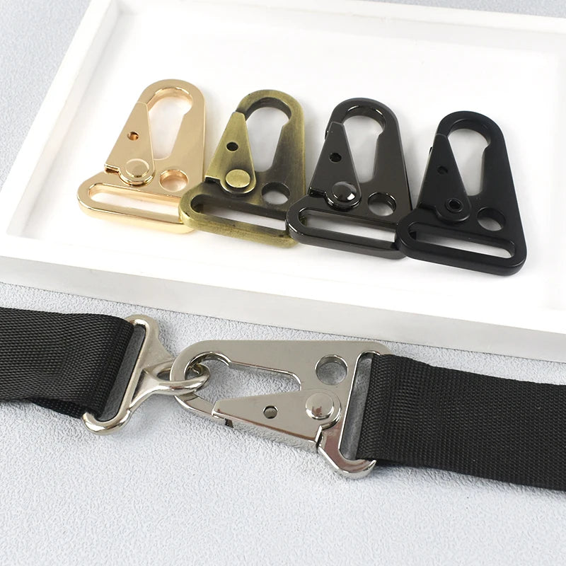 2/4/10Pcs Meetee 25/32/38mm Metal Buckles Bag Strap Snap Trigger Hook Dog Collar Clasp Carabiner Buckle DIY Hardware Accessories