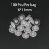 100pcs/lot Gold Post Nuts Silicon Stud Earring Back Blocked Ear Plugging For Earrings Stoppers Jewelry Making Accessories