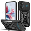 Case for OPPO Reno 11F 11 10 5G Pro Camera Lens Cover Phone Case Ring Stand Armor TPU Antill Silicone Rotate Cover