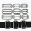 2-10Pcs 20-38mm Stainless Steel Bag Strap Buckles Tri-Glide Slider Ring Buckle Garment Belt Clip Clasp Adjuster Hook Accessories