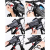 Touch Screen Bicycle Frame Top Tube Bag Light Barrier Waterproof Bike Pouch Phone Case Hard Shell Case Cycling Accessories