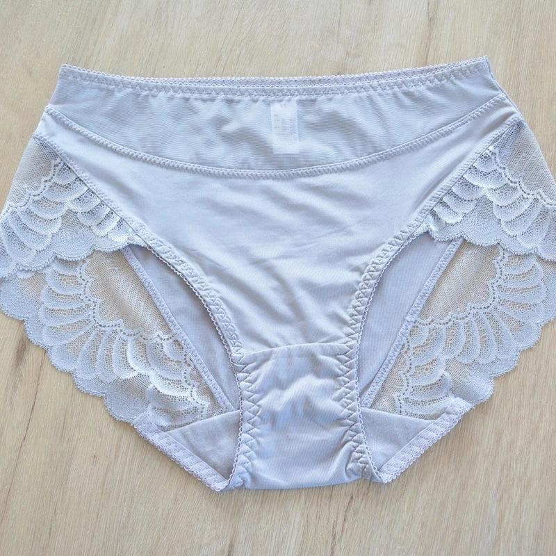 Plus size underpanties Fashion underwear Girl Briefs Pink Ladies Underpanty Comfortable Briefs Women's Panties Lingries