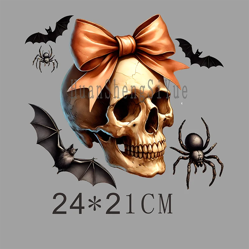 Ironed Sticker Clothing DTF Thanksgiving Halloween Fashion T-shirt Hoodie DIY Jacket Patch Is Waterproof