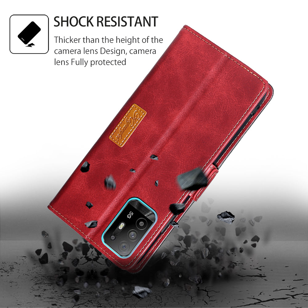 Magnetic Wallet Phone Case for OPPO Reno 5 4 Pro Plus Lite SE 5Z 6Z 5F 5K Flip Cover Card Slots Leather Case Funda Coque