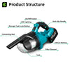 NEWBENY Electric Vacuum Cleaner Cordless Portable Efficient Household Industrial Construction Clean Tools For Makita Battery Pin