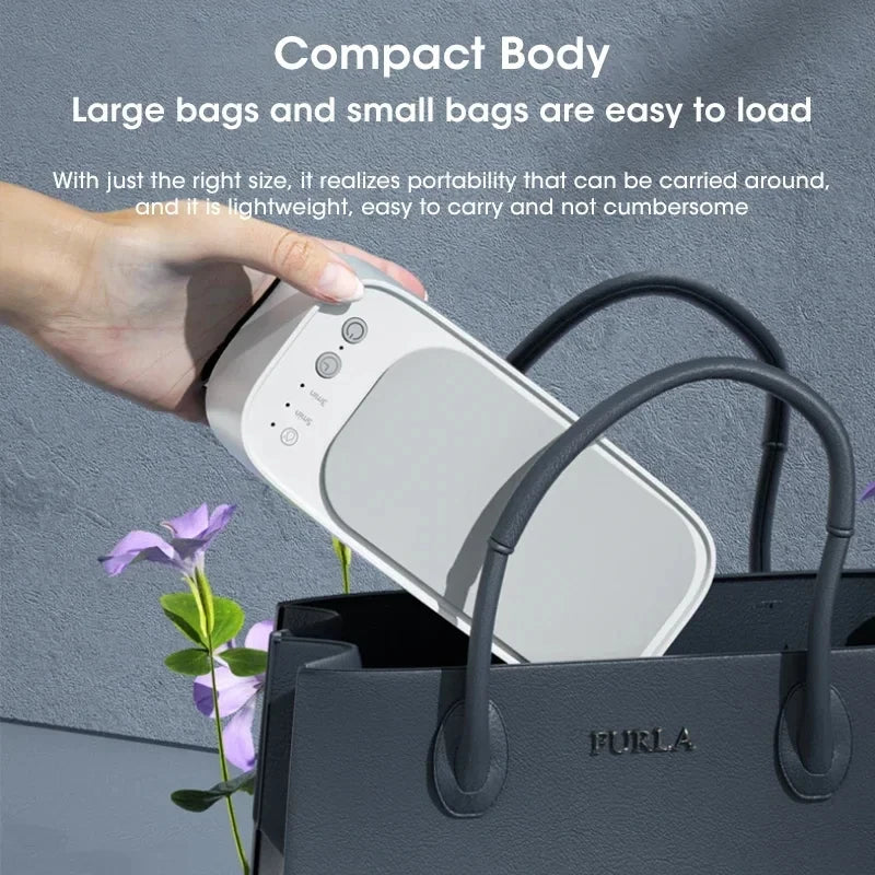 Ultrasonic Cleaning Machine Mini High-frequency Vibration Cleaning Adjustable Glasses Jewelry Pacifier Timed Cleaning Tool