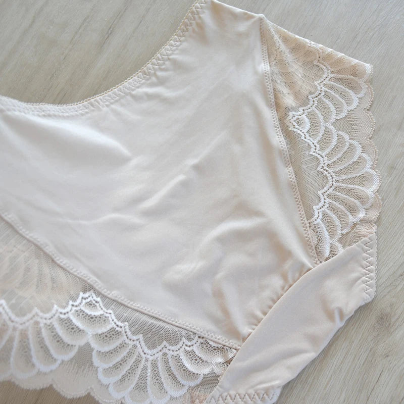 Plus size underpanties Fashion underwear Girl Briefs Pink Ladies Underpanty Comfortable Briefs Women's Panties Lingries