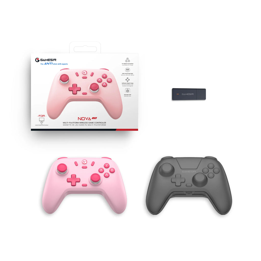 GameSir T4 Nova Lite  Wireless Bluetooth Controller with Hall Effect for Nintendo Switch iPhone Android Phone PC New Color