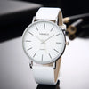 Luxury Women Watches 2025 New Stylish Silver Minimalist Business Ladies Quartz Watch Breathable Leather Steel Clock Reloj Mujer