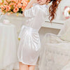 Nighty Sexy Satin Lace Lingerie Nightdress Underwear Robe Sleepwear