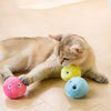 Interactive Ball Smart Cat Toys Plush Electric Catnip Training Toy Kitten Touch Sounding Pet Product Squeak Toy Ball