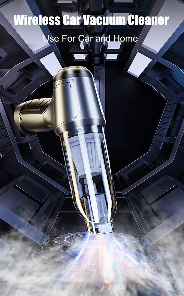 Car Vacuum Cleaner Wireless Portable Vacuum Cleaner 95000PA High Power 2 in 1 Mini Handheld Vacuum Cleaner Blower for Car Home