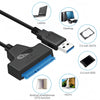 USB 3.0 to SATA Adapter Cable for 2.5" HDD/SSD – 6Gbps High-Speed Data Transfer – SATA III (22-Pin) Hard Drive Converter