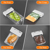 Mini Sealer 2in1 Plastic Bag Sealing Machine Portable Food Package Bags Sealer USB Rechargeable Handheld Plastic Bag Heat Sealer