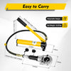 Hydraulic Pump Crimping Pliers 6T with 9 Dies for Stainless Steel Pipe Copper Tube PEX PB Press V12-28mm  TH16-32mm Set