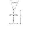 Dominic Toretto The Fast and The Furious Celebrity Vin Diesel Item Crystal Jesus Men Cross Pendant Necklace Gift Jewelry