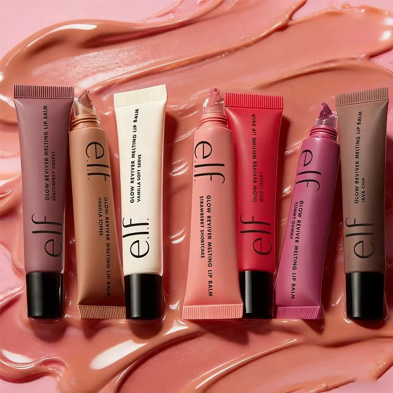 Elf Lip Balm Tinted Lip Gloss Lightweight Hydrating Nourishing Repairing Improve Lip Lines Dryness Create Naturally Plump Lips