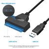 Sata To USB 3.0 Adapter Cable USB To SATA 3 Cable Support 22 Pin 2.5 Lnche External HDD SSD Hard Disk Computer Connector Fit