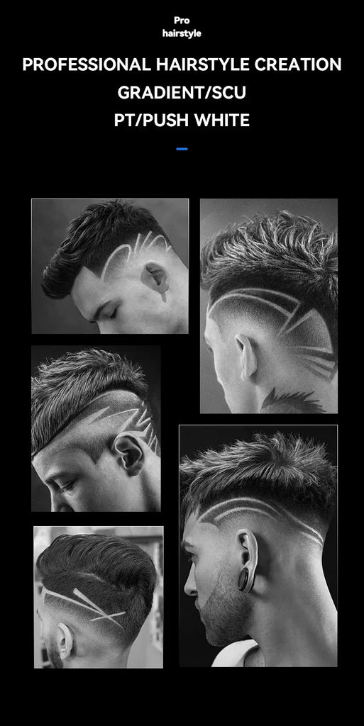 Kemei 2299 Barber Cordless Hair Trimmer 0mm Zero Gapped Carving Clipper Detailer Professional Electric Finish Cutting Machine