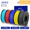 JAYO PETG 3D Filament 1.75MM High Speed PETG 3D Printer Filament 4Rolls High Flow Speedy Matte Effect 3D Printing Mateials
