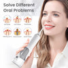 Dental Water Flosser Professional Cordless Rechargeable Electric Oral Irrigator Water Jet for Teeth Braces Care with 5 Jet Tips