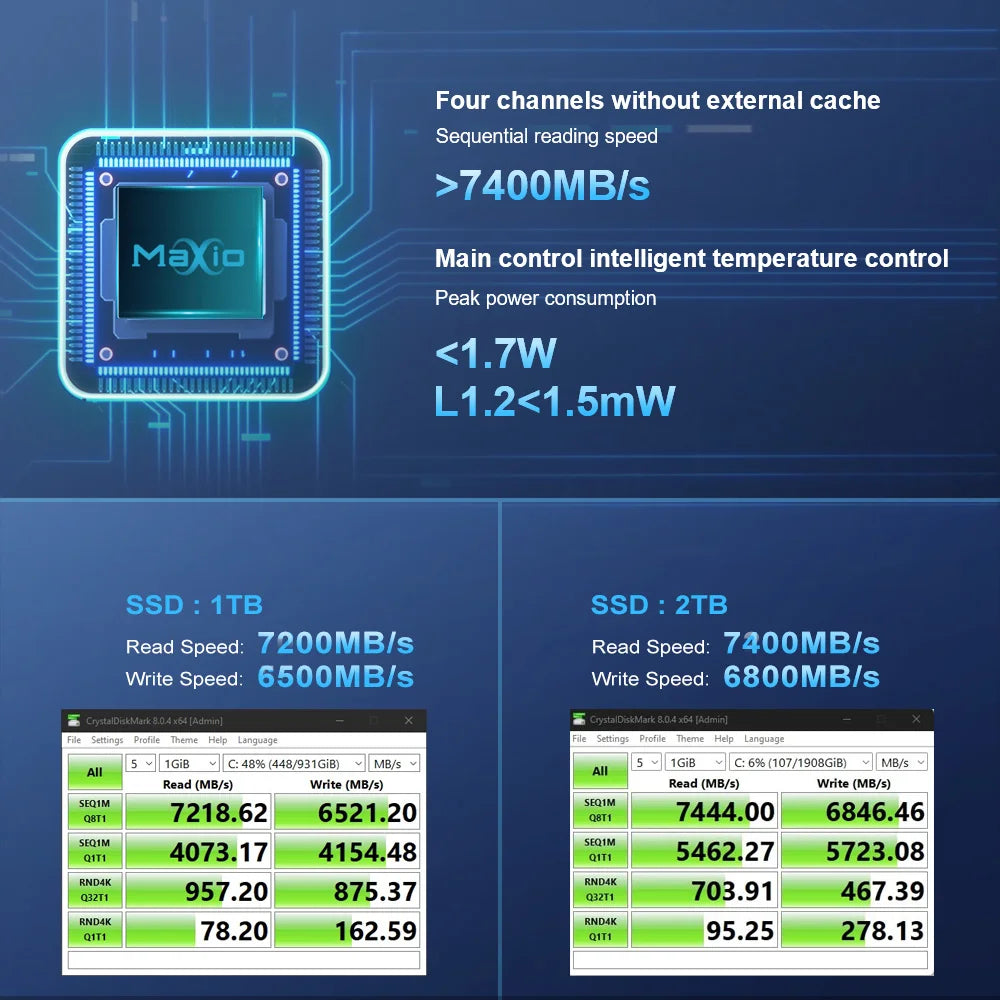 KOOTION X16Plus SSD NVMe M2 1TB 2TB 512GB Internal Solid State Hard Disk PCIe 4.0x4 2280 SSD M.2 Drive for PS5 Laptop PC